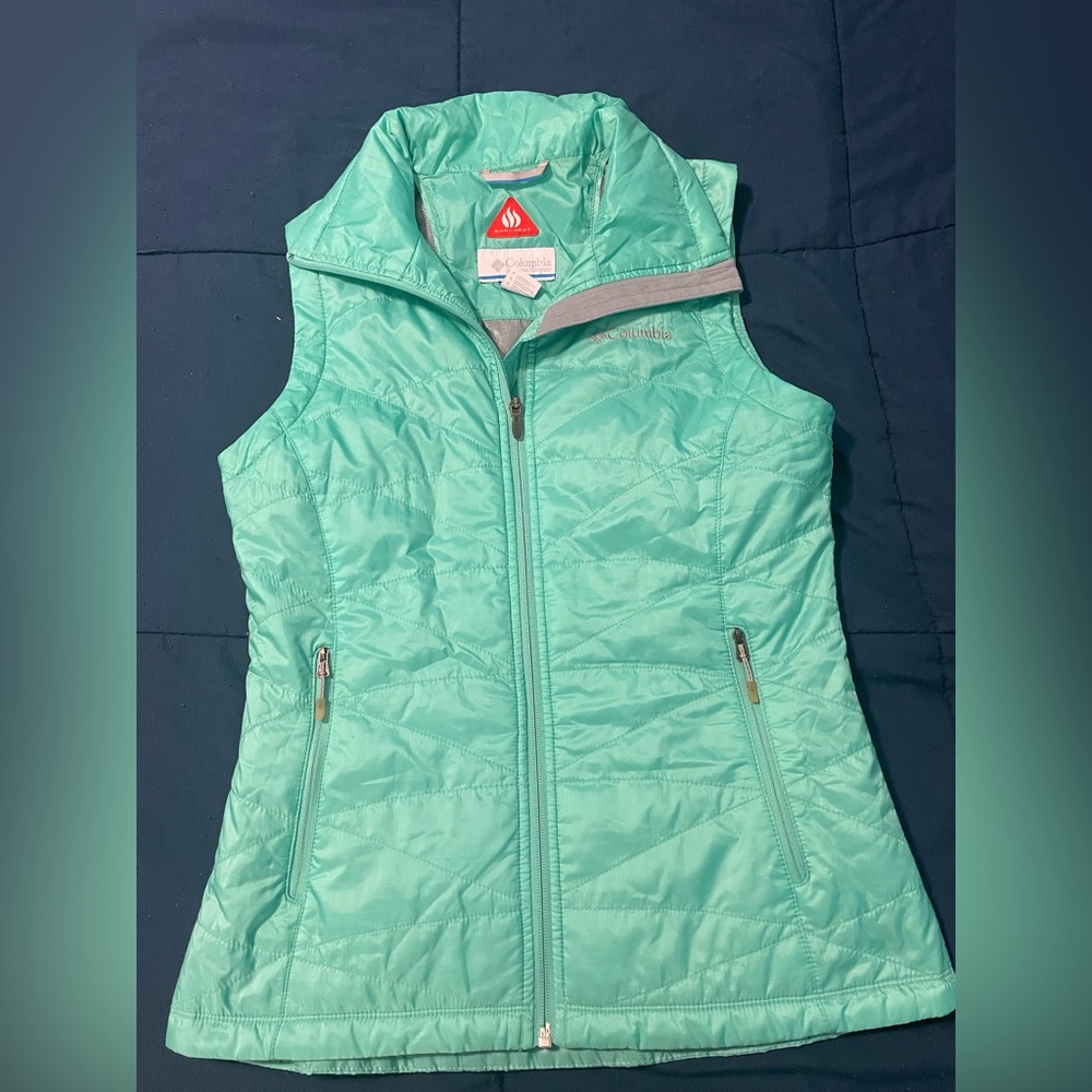 Columbia Teal Quilted Jacket